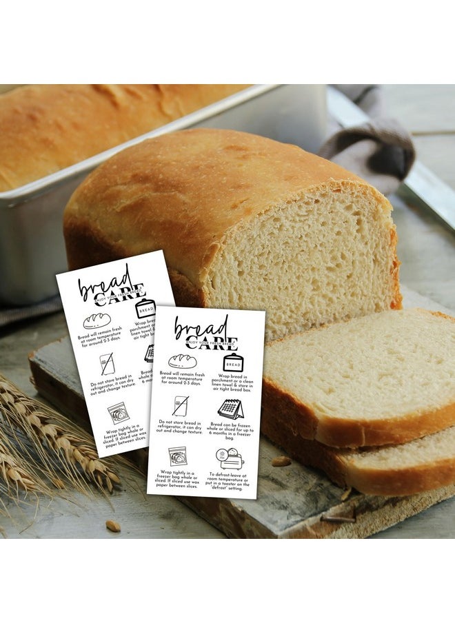 Bread Care Instruction Cards | 50Pk 2X3.5” Sourdough Storage Bakery Baker Client Packaging Cinnamon Roll Cupcake Cake How To Store - pzsku/Z27BEC7E1F8F5EA4CF341Z/45/_/1731922258/5d60ccde-d0b2-44e2-b2e2-df7b49a51b85