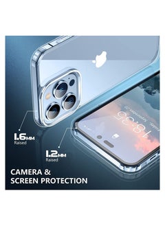 Rock Pow iPhone 14 Plus Case 6.7in  Anti-Yellowing,Drop Protection with Bumper Shockproof Protective Cover Slim Thin Phone Case iPhone 14 Plus Crystal Clear  - Image 4