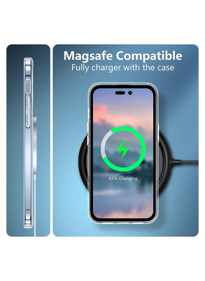iPhone 14 Plus Case 6.7in  Anti-Yellowing,Drop Protection with Bumper Shockproof Protective Cover Slim Thin Phone Case iPhone 14 Plus Crystal Clear