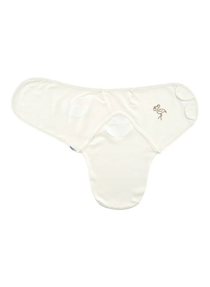 بيبي جيم BABYJEM Baby Cotton Swaddle - Ecru (0 Months+) (430EU)  - Image 1