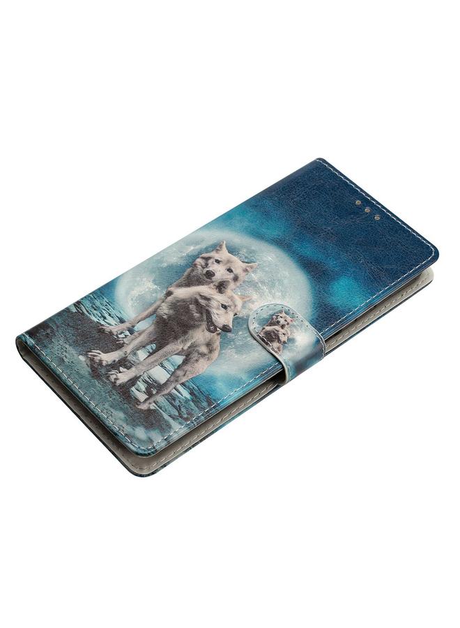 اس-توب جراب هاتف موتورولا موتو جي 62 مصنوع من الجلد برسومات ملونة - Image 4