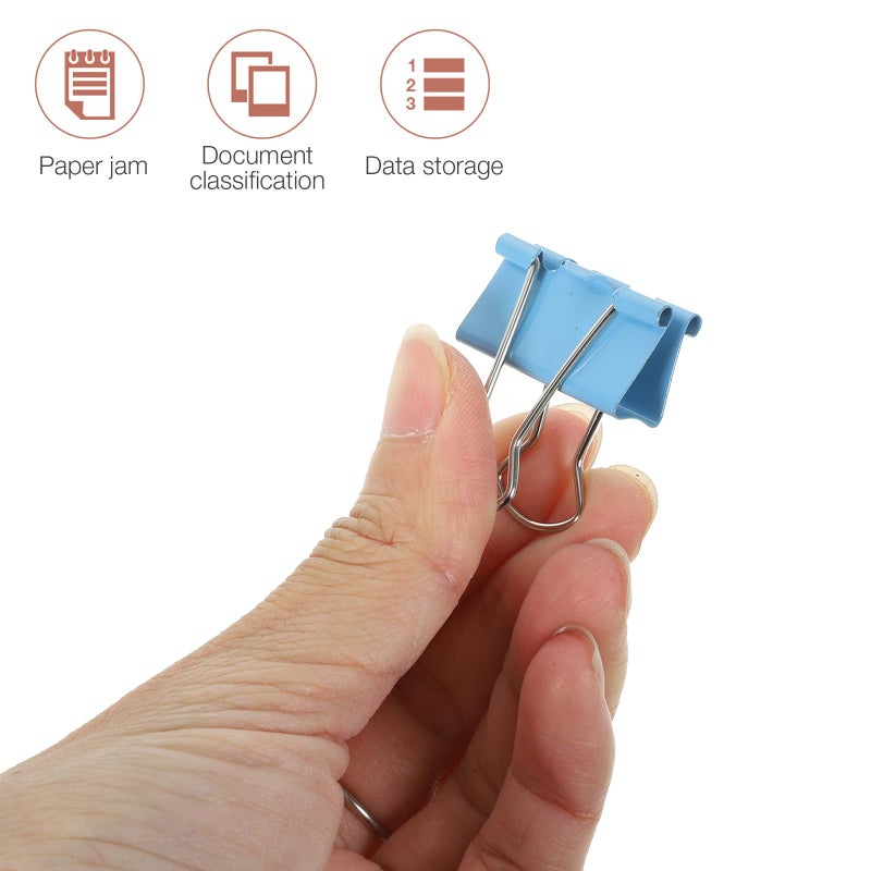 25mm 48 Pieces Metal Mini Binder Clips For Document Filing And Office Paper Organizing - Image 5