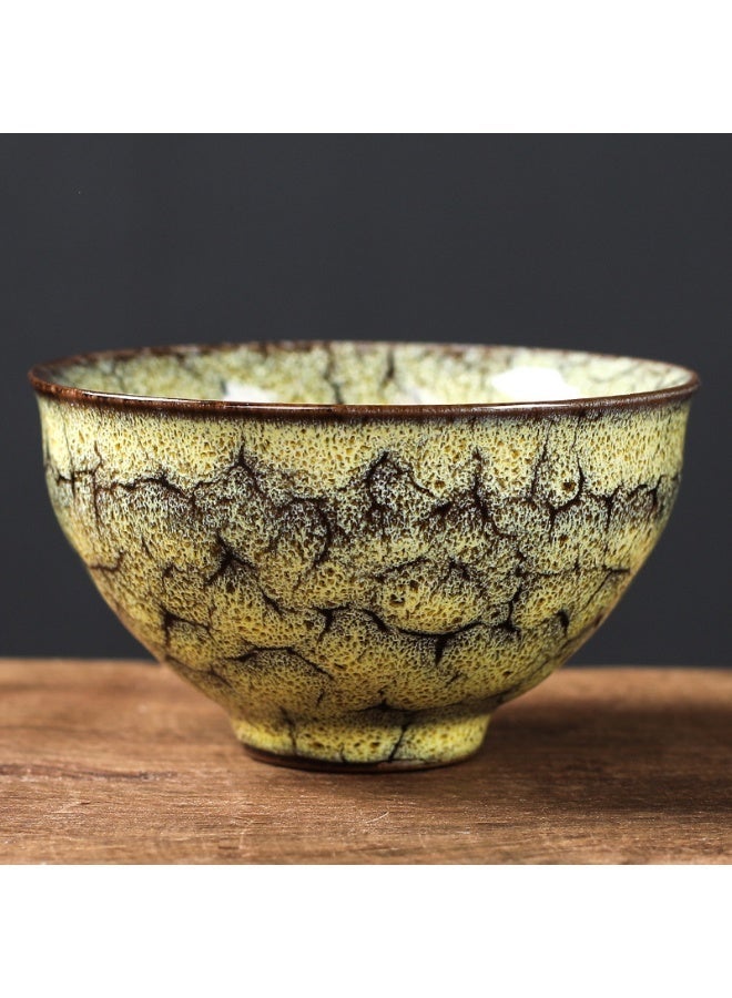 Chinese Jianzhan Tenmoku Tea Cups Set of 5, Handcrafted Kiln-Transformed Ceramic Cups in Five Elements Colours (Wu Xing), Imperial Heritage Gongfu Tea Cup Gift Box for Chinese Tea, Espresso and Arabic Gahwa, Multicolour - Image 5