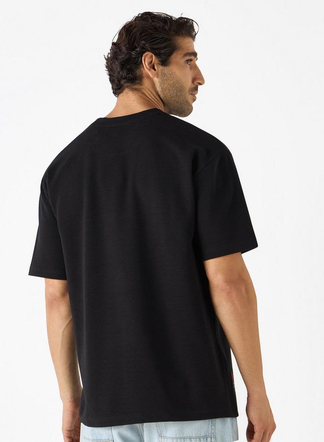 Ecko Unltd. Ecko Logo Detail Crew Neck T-shirt with Short Sleeves - Image 3