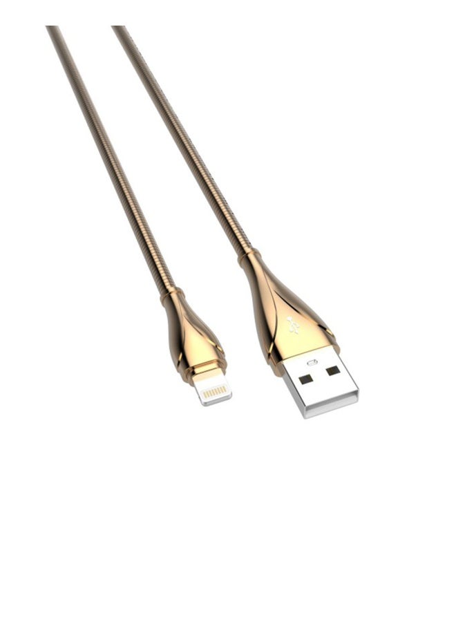Trands Metallic Lightning Usb Data Cable