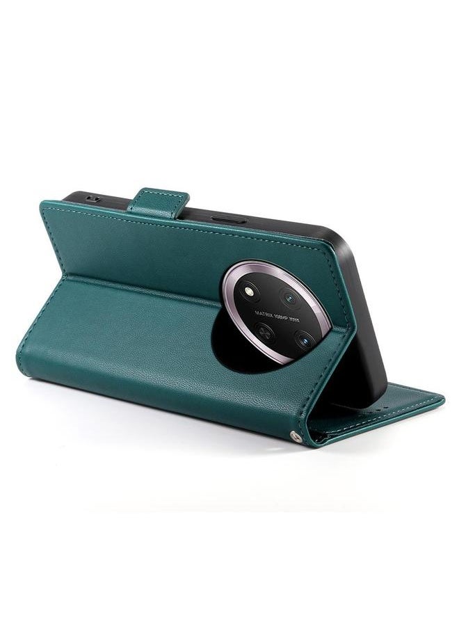 Zaboon Case For Honor X9c Global / Magic7 Lite Side Buckle Magnetic Frosted Leather Phone Case  - Image 5