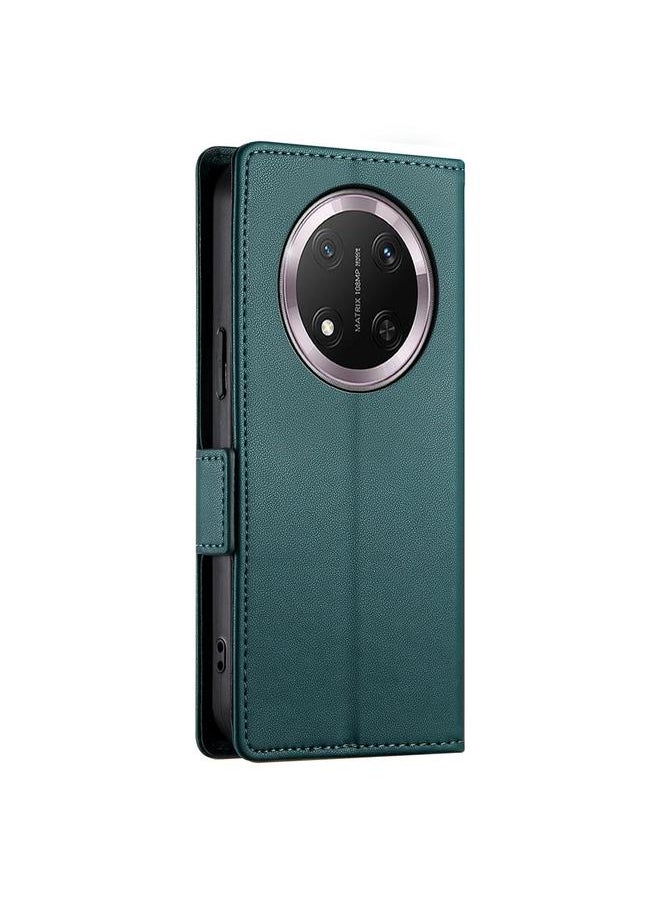 Zaboon Case For Honor X9c Global / Magic7 Lite Side Buckle Magnetic Frosted Leather Phone Case  - Image 3