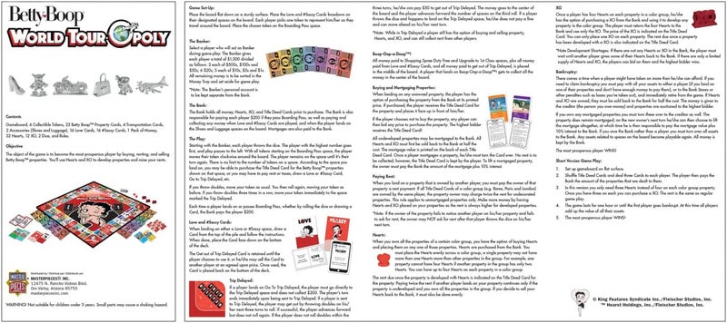 MasterPieces MasterPieces Opoly Board Games  Betty Boop World Tour Opoly  Officially Licensed Board Games For Adults Kids  Family - Image 4
