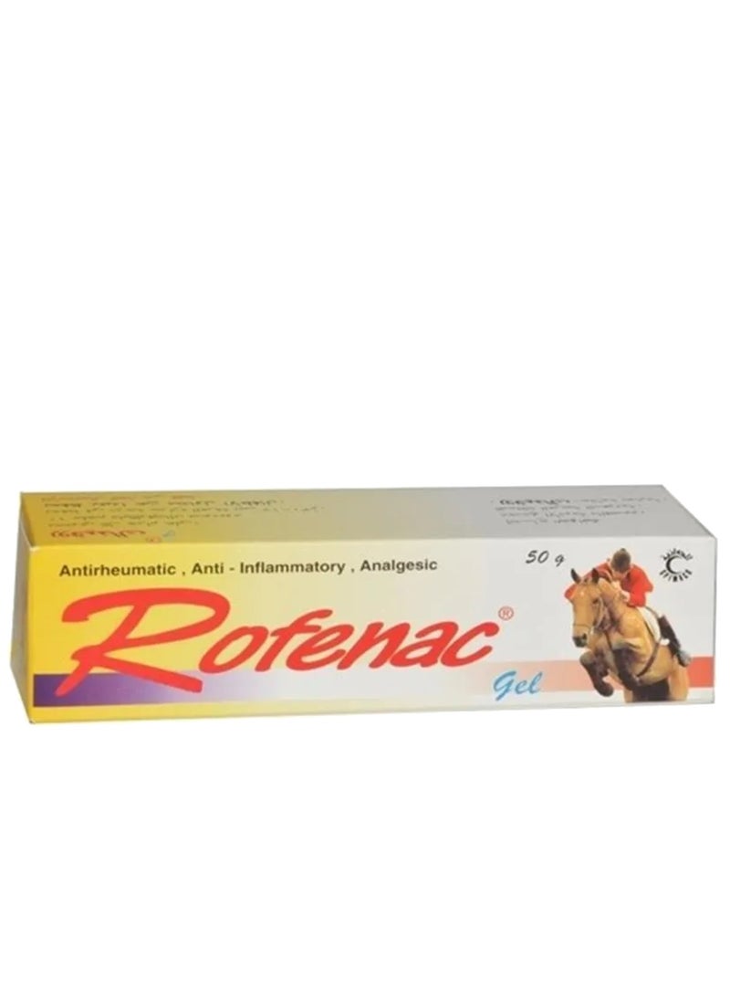 ROFENAC Antirheumatic Anti-Inflammatory Pain Gel 50gm 