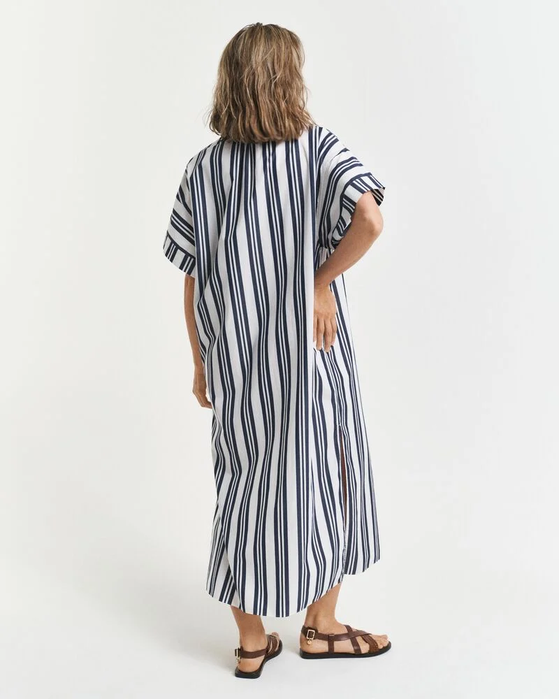 GANT Oversized Striped Caftan Dress