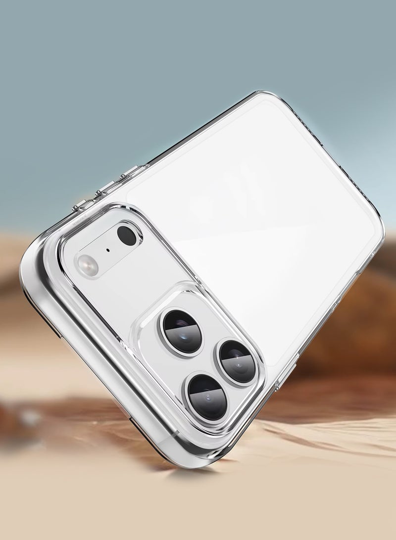غطاء شفاف من TPU لجهاز iPhone 17 Pro - غطاء واقي مضاد للصدمات مع حماية ضد الخدوش وتصميم نحيف متوافق مع الشحن اللاسلكي - Image 4