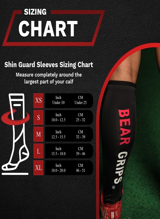Bear Grips Deadlift Shin Guards - Gym Equipment Rope Climbing Shin Guard for Men and Women - Injury Prevention Calf Support Shin Guard Sleeves for Ultimate Shin Protection (Black, Medium) - Image 3
