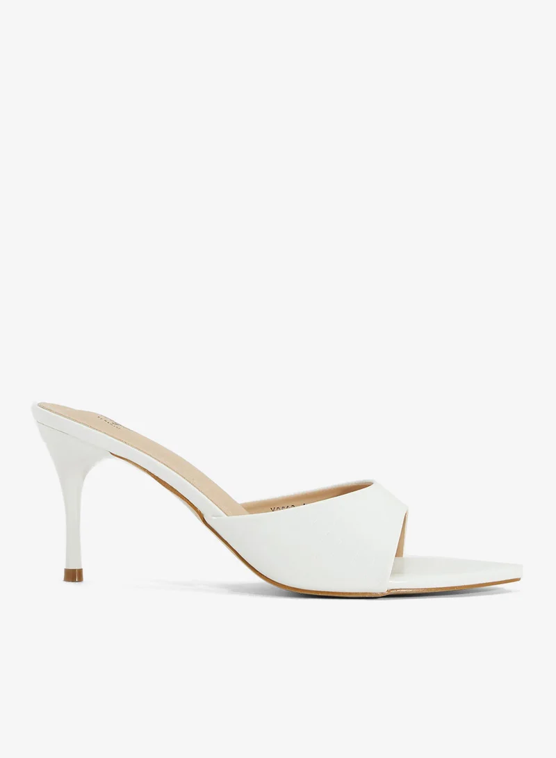 Ginger Pointed Heeled Mule