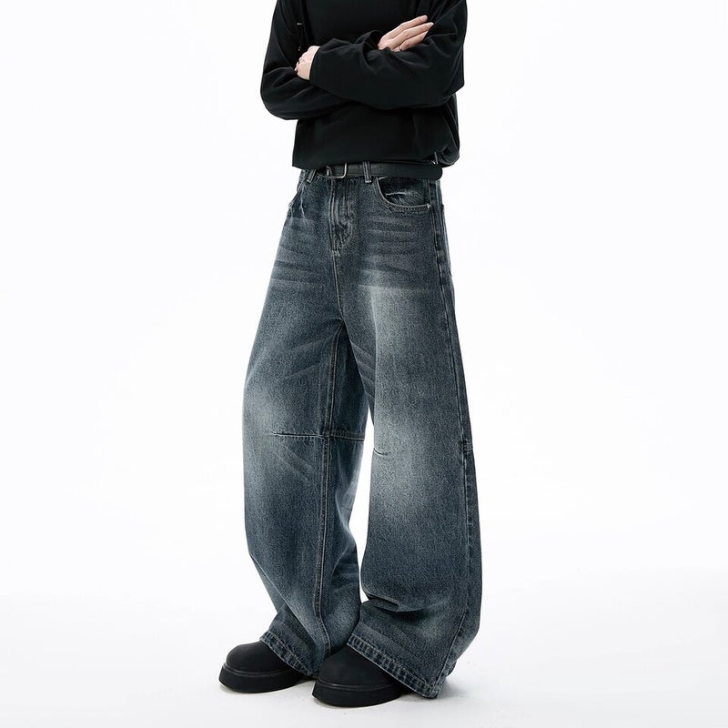 Unisex Classic Denim Jeans Loose Fit Daily Outdoor Wear - Image 4