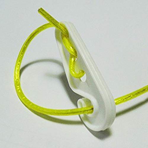 DIKANSHA 10Meter PVC Coated Steel AntiRust Wire Rope Washing Line Clothesline with 2 Plastic Hooks Multicolour Pack of 2 - Image 4