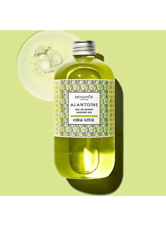 BENAMÕR Alantoine Shower Gel – Refreshing Gel-to-Cream Body Wash with Allantoin, Lemon & Verbena | Softening, Hydrating Cleanser – 500ml - Image 2