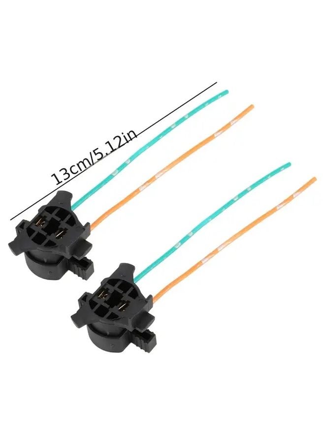 1pc H7 Car Headlight Socket Plug With Automatic Drop Cover Automotive Connector - Image 3