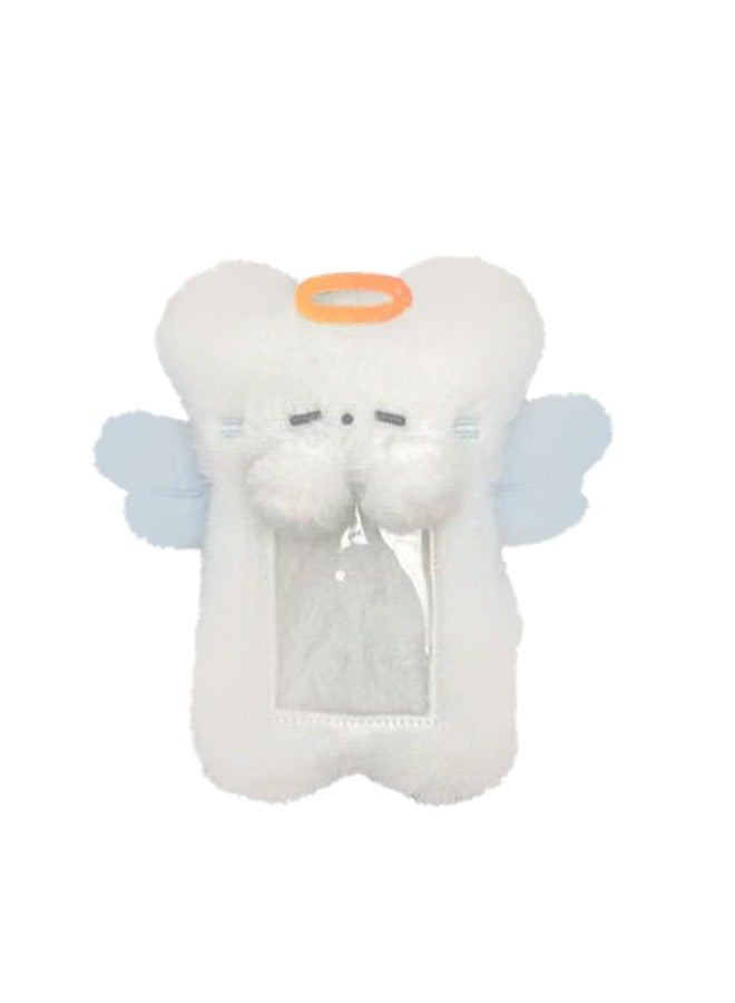 Realfrog Plush Kpop Photo Clip Keychain Id Card With Hanging Chain Id Card Clip School Id Card Office Id Card Access Card Photo Card Protector  - Image 4