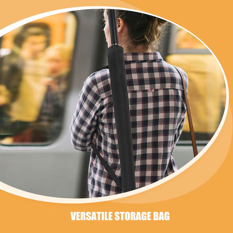 5pcs Umbrella Storage Bag: Portable Carry Bag Stick Umbrella Cover Sleeve With Shoulder Strap For Outdoor Car Travel - Image 3