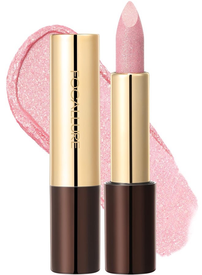 FOCALLURE - GLISTEN OPAL MOISTURIZING LIPSTICK: Offers high shine and moisturizing ingredients for lips that feel comfortable and look fuller, won't smudge, bleed or smudge. - Image 1
