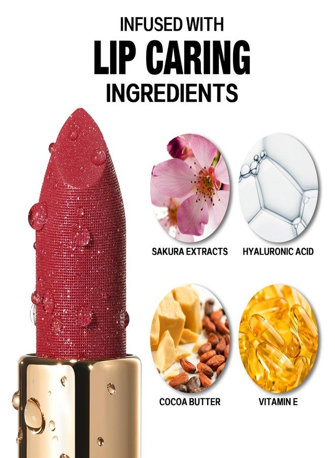 FOCALLURE - GLISTEN OPAL MOISTURIZING LIPSTICK: Offers high shine and moisturizing ingredients for lips that feel comfortable and look fuller, won't smudge, bleed or smudge. - Image 4