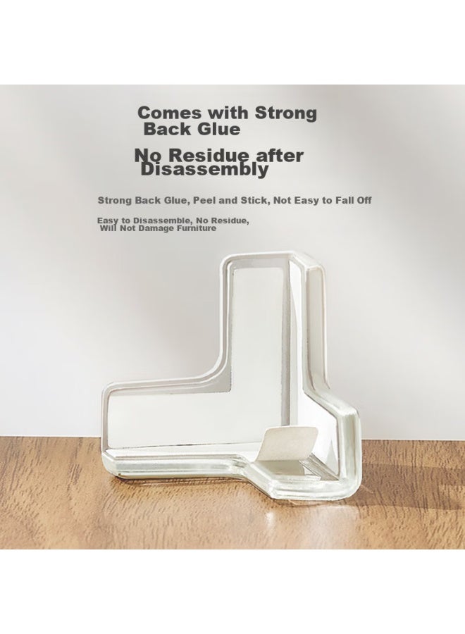 Lovebox Aibao Children's Transparent Anti-collision Corner Guards, Furniture Edge Protectors, Table Edge Protectors, 24 Pieces, S742 - Image 2