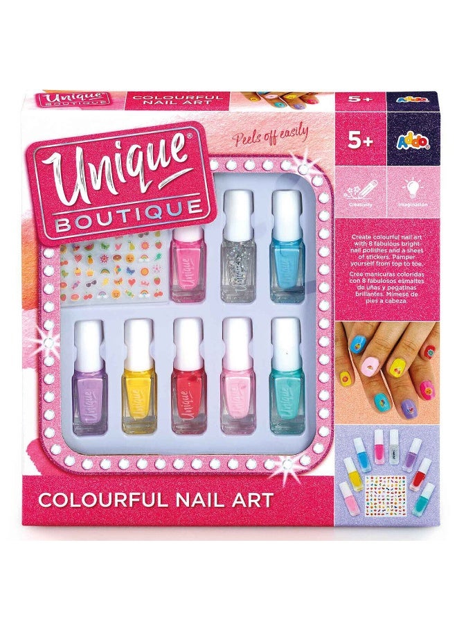 Addo Unique Boutique Colourful Nail Art Set - Image 1