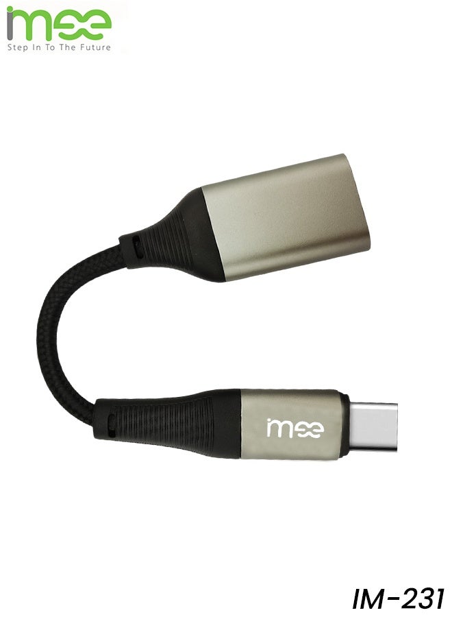 iMee IM-231 Universal Type-C to [Port Type] Adapter: Compact, Plug-and-Play Connectivity for Mac OS, Windows, Android, Linux, and Chrome OS Devices (Computers, Laptops, Tablets, and Phones) - Image 1