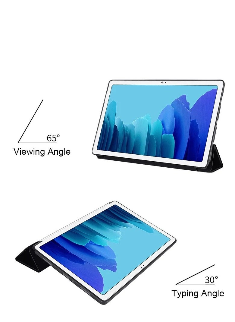 هيكسابيكس حافظة ذكية لهاتف Samsung Tab A9 مقاس 8.7 بوصة حافظة/غطاء ذكي قابل للطي واقٍ لهاتف Samsung Galaxy Tab A9 X110/X115 مقاس 8.7 بوصة 2023 أسود  - Image 3