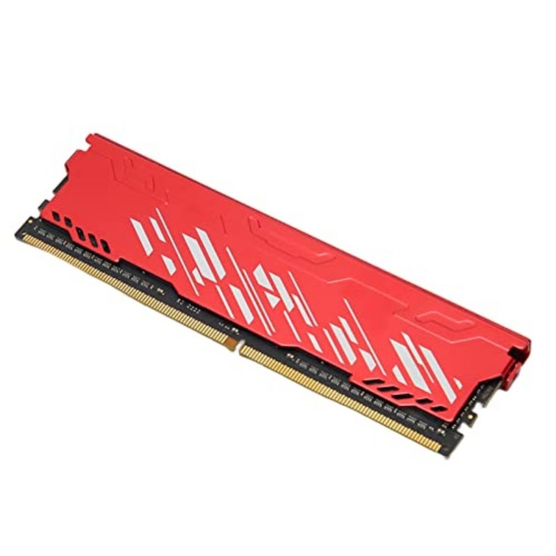 ذاكرة RAM DDR4 بسعة 32 جيجابايت 2×16 جيجابايت بسرعة 3200 ميجاهرتز لأجهزة الكمبيوتر مع إضاءة RGB وهيكل معدني مزودة بدرع حراري مخصصة لكمبيوتر الألعاب من دبفورز، 16 جيجابايت 2 × 8 جيجابايت - Image 1