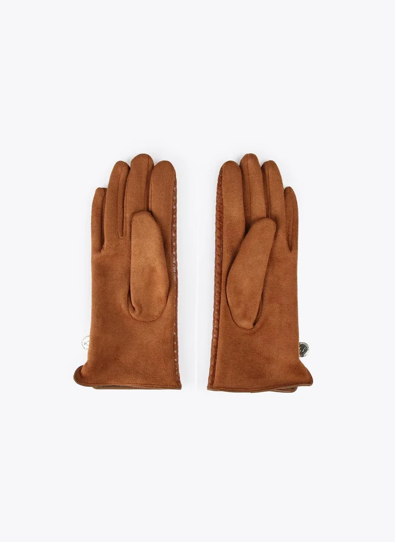 Lola Casademunt Houndstooth gloves