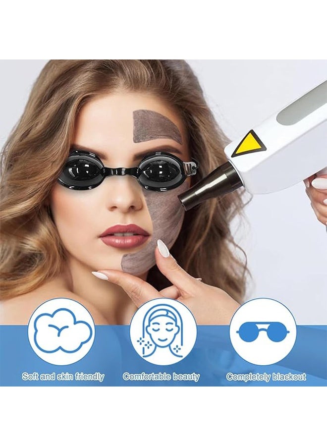 Generic Fda Approval Goggle For Ipl Laser Safety Glasses Red Light Therapy And Laser Hair Removal Treatment Beauty Patient Protective Eye Goggle For Ipl, Laser, Led, Uv Lamp Treatment (4-Pack) - Image 4