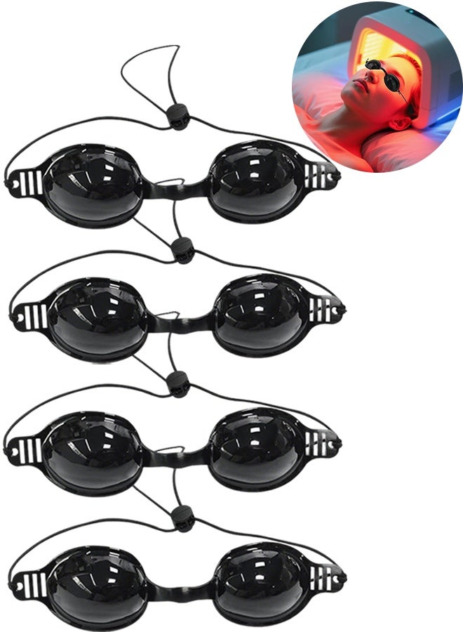 Generic Fda Approval Goggle For Ipl Laser Safety Glasses Red Light Therapy And Laser Hair Removal Treatment Beauty Patient Protective Eye Goggle For Ipl, Laser, Led, Uv Lamp Treatment (4-Pack) - Image 1