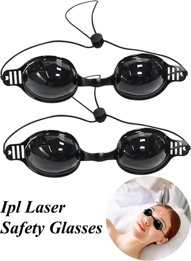 Generic Fda Approval Goggle For Ipl Laser Safety Glasses Red Light Therapy And Laser Hair Removal Treatment Beauty Patient Protective Eye Goggle For Ipl, Laser, Led, Uv Lamp Treatment (2-Pack) - Image 1