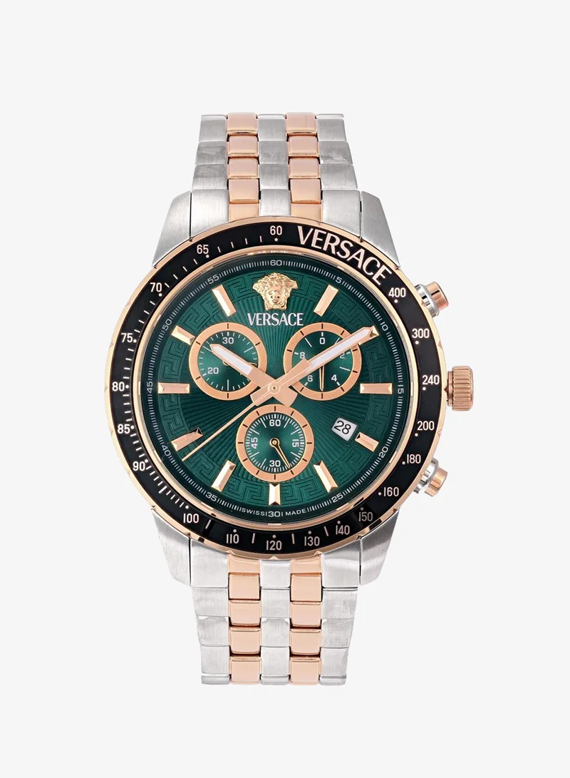 فيرزاتشي Sport Chrono Quartz Green Dial  Watch