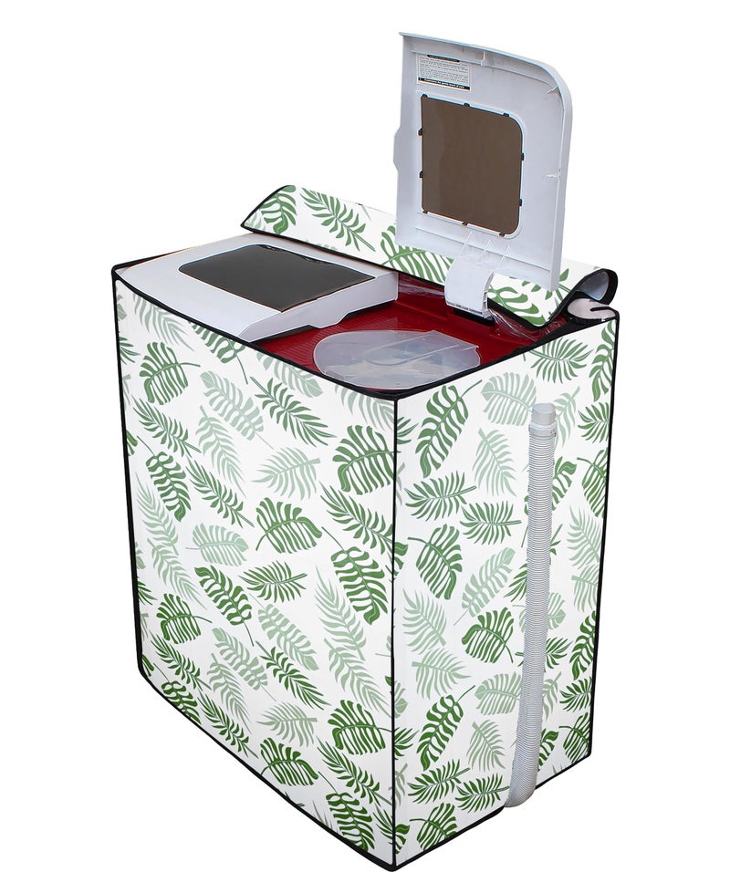 Star Weaves Semi Automatic Washing Machine Cover for LG 6 kg, 6.2 kg, 6.5 Kg, 7 kg, 7.5 kg 8 Kg (80.01x50.8x86.34 cms) Dustproof & Waterproof Washing Machine Cover - - SABKUM174 - Image 3