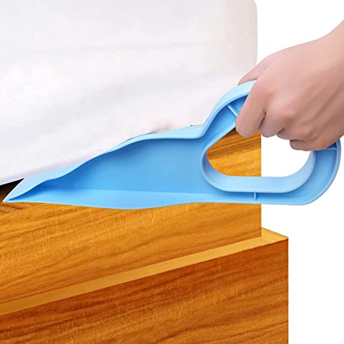 ARTO Bedsheet Tucker Mattress Lifter Tool | Handy Bed Sheet Tightener for Hotel | Mattress Lifter Tool | Bedsheet Change Helper (Blue, Pack of 2) - Image 1