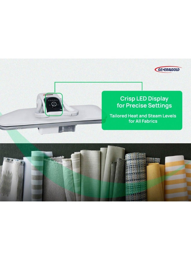 جينيرال جولد جنرالجهاز كي بالبخار جولد، 2200 واط، شاشة LED، زجاجة رذاذ وخزان قابل للإزالة، أبيض - Image 3