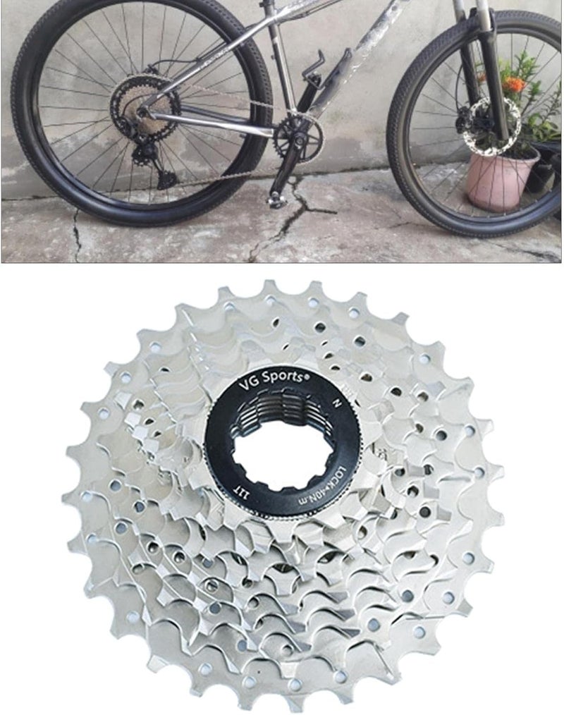 klarako 8 9 10-speed multiple freewheel, 11-25T/46 tooth Bike High Strength Anti-rust Flywheel Cassette Gear Sprocket Replacement Bicycle Repair Parts - Image 3