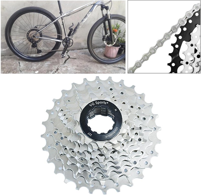 klarako 8 9 10-speed multiple freewheel, 11-25T/46 tooth Bike High Strength Anti-rust Flywheel Cassette Gear Sprocket Replacement Bicycle Repair Parts - Image 5