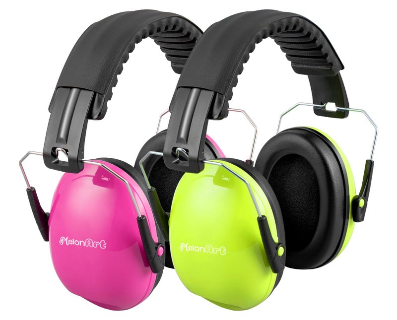 MelonArt Kids Ear Protection Ear Muffs Noise Cancelling Headphones for Kid Toddler Adult Autism Sensory, 27dB Noise Reduction Earmuffs Hearing Safety for Shooting Monster Truck Concert Fireworks - Image 1