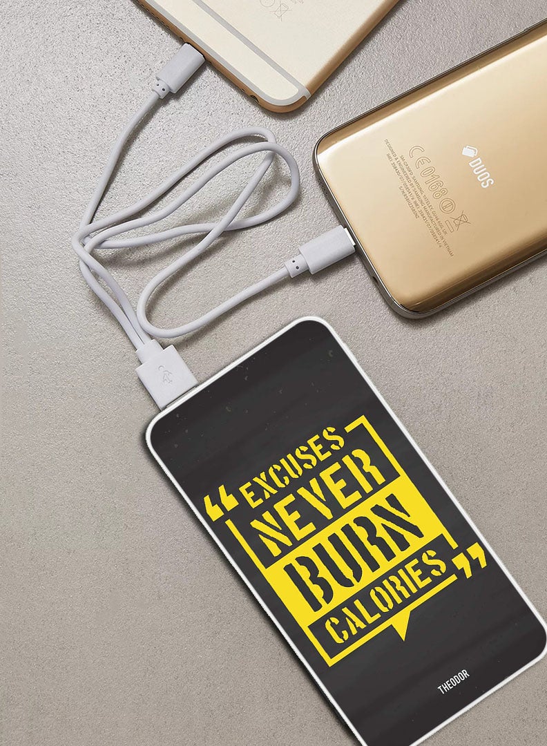 Theodor 10,000 mAh Super Fast Charging Ultra Compact Power Bank with Quick Charge & Power Delivery, Portable Charger For iPhone and Android Excuses Never - Image 2