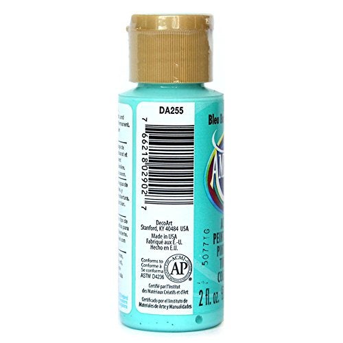 DecoArt Americana Acrylic Paint, 2-Ounce, Bahaman Blue (DA255-3) - Image 2