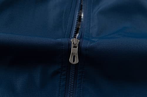 URBANFIND Men's Sports Shell Jacket Lightweight Windbreaker Outdoor Recreation Coat US XL Blue - Image 3