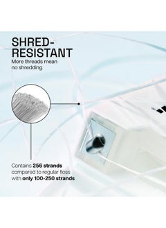 REACH REACH Waxed Dental Floss,Unflavored, Plaque Remover for Teeth, Shred Resistant, Floss Slides Smoothly, Easy to Use, Waxed, Deep Cleaning Teeth, Oral Care, PFAS Free, for Adults & Kids, 1 Pack, 55 yd  - Image 4