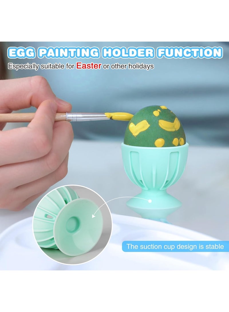 SOLARAE Egg Cleaner Brush for Fresh Eggs, 2 Pack Silicone Egg Cleaning Brush, Egg Cleaner Scrubber Rotary, Egg Washer, Reusable and Easy to Clean Egg Washing Brush, Kitchen Tools for Egg, Green - Image 5