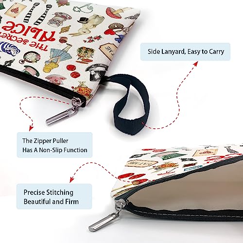 ZHANTUONE Fairy Tale Funny Cosmetic Bag keychain pendant Set, for Travel Toiletry Zipper Storage Pouch Makeup Bag, Motivational Gifts for Friends Coworker Bestie BBF, Movie Lover Fairy Tale Fans - Image 5