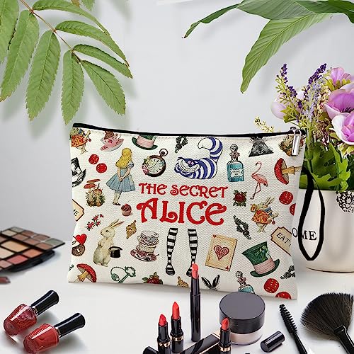 ZHANTUONE Fairy Tale Funny Cosmetic Bag keychain pendant Set, for Travel Toiletry Zipper Storage Pouch Makeup Bag, Motivational Gifts for Friends Coworker Bestie BBF, Movie Lover Fairy Tale Fans - Image 4