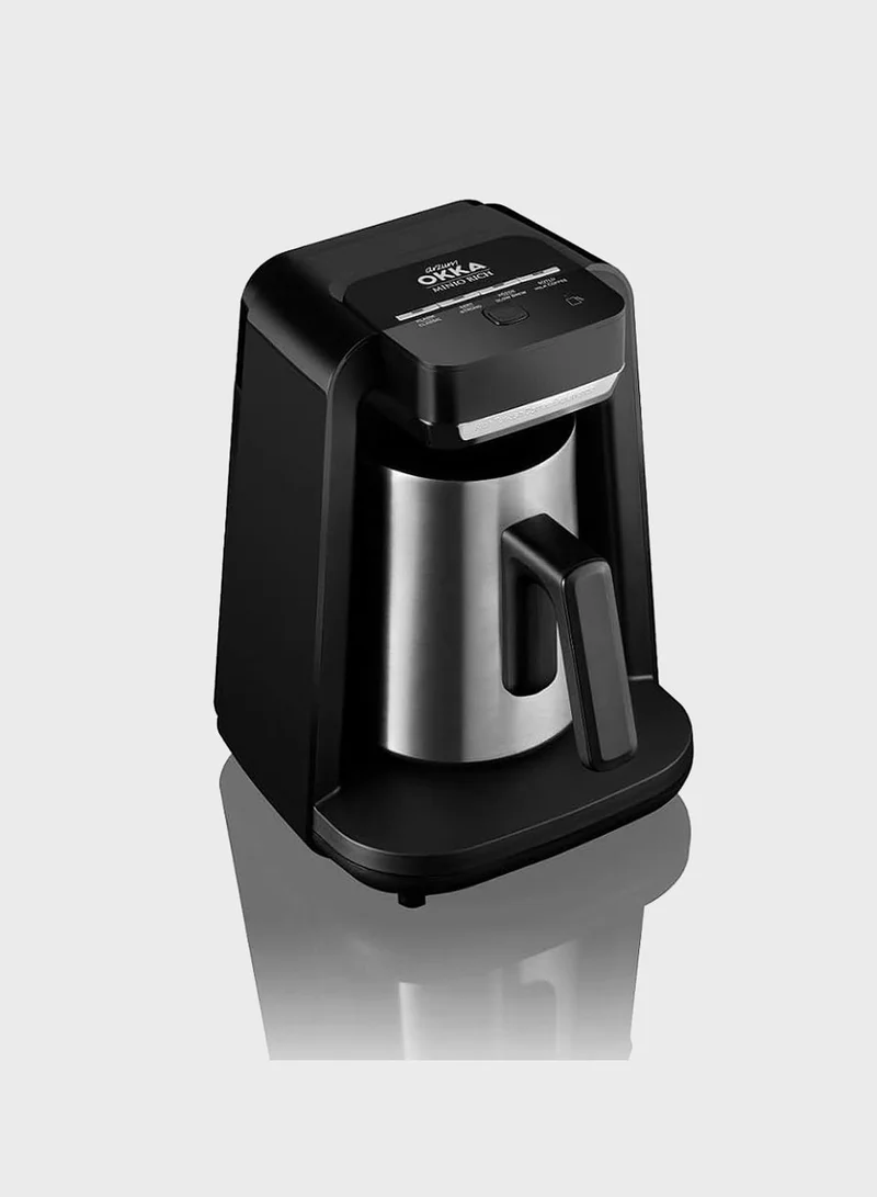 arzum okka Rich Automatic Turkish Coffee, Milk Drinks & Different Hot Beverages Maker, Stainless Steel Pot With Mixer
