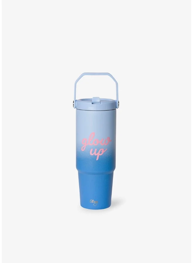 Citron Citron - Glow Up Stainless Steel Insulated Tumbler - Blue - 900 ml